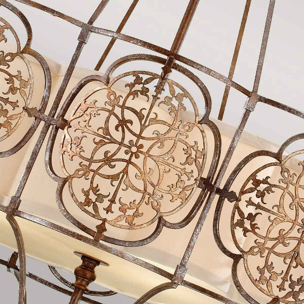 Marcella 4 lampadario - Bronzo britannico/Bronzo ossidato der Firma Elstead
