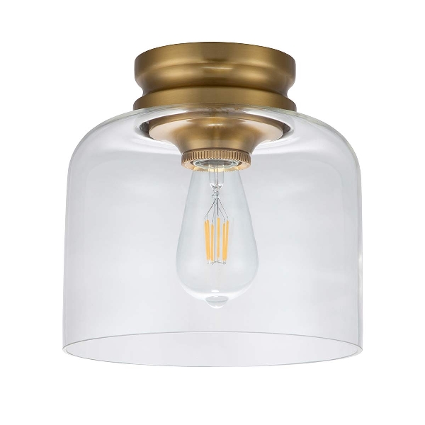 Hounslow 1 lampada leggera da soffitto - Ottone brunito der Firma Elstead