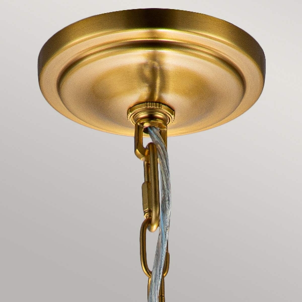 Hounslow mini lampada a sospensione a 1 luce - Ottone brunito der Firma Elstead