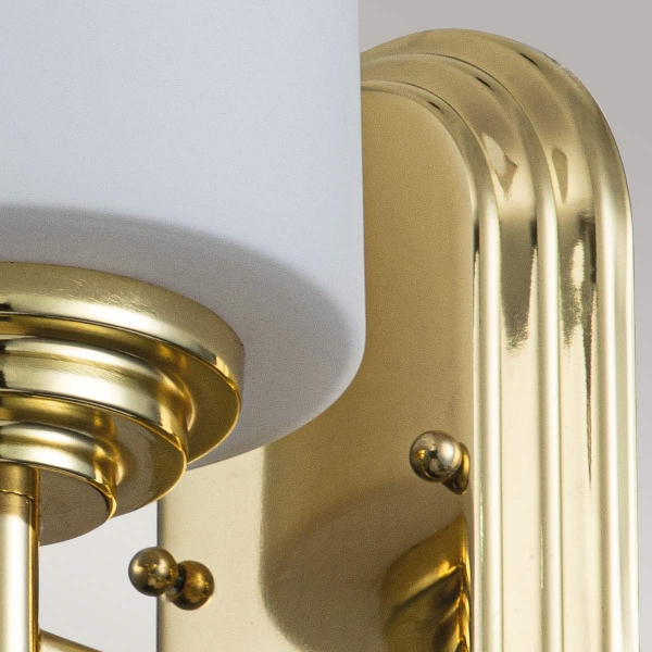 Malibu 1 applique da parete - ottone lucido der Firma Elstead