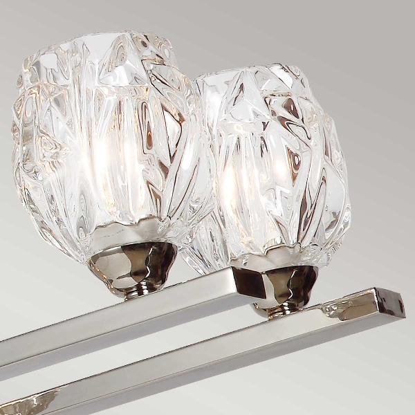 Rubin 10  Lampadario - Nichel lucido der Firma Elstead