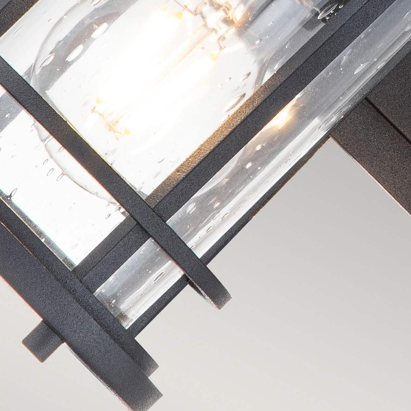 Lighthouse 1 Light Small Wall Lantern - Nero testurizzato der Firma Elstead