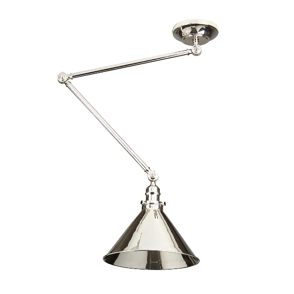 Provence 1 applique leggera/lampada a sospensione - Nichel lucido der Firma Elstead