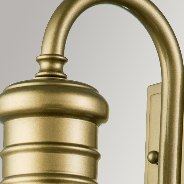 Redding Station 1 luce piccola lanterna da parete - Painted Distressed Bronze der Firma Elstead