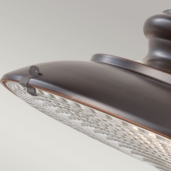 Redding Station 1 Light Medium Kettenlaterne - Bronzo Restoration der Firma Elstead