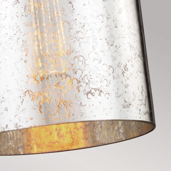 Hounslow mini lampada a sospensione a 1 luce - Acciaio spazzolato der Firma Elstead