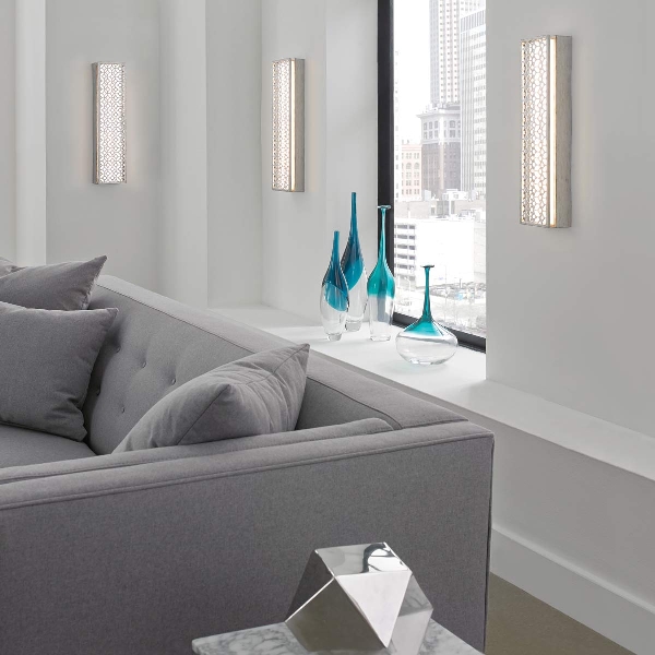 Kenney applique LED a 4 luci - Sunrise Argento der Firma Elstead