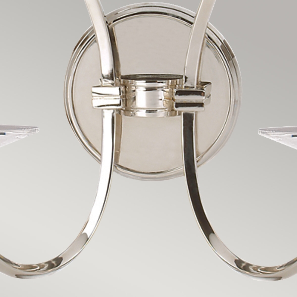 Pimlico applique a 2 luci - nichel lucidato der Firma Elstead