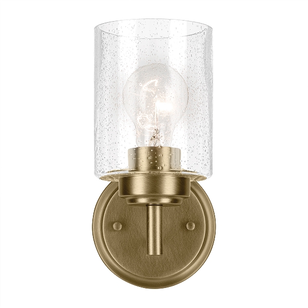 Kichler Winslow 1 lt Applique da parete - Ottone naturale der Firma Elstead